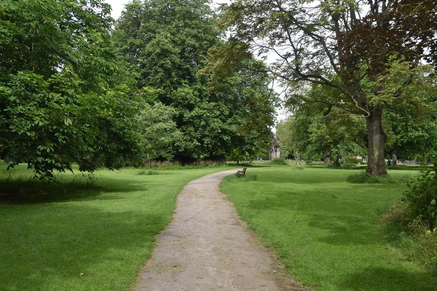 Path in Cherry Hinton Hall Park, Cherry Hinton