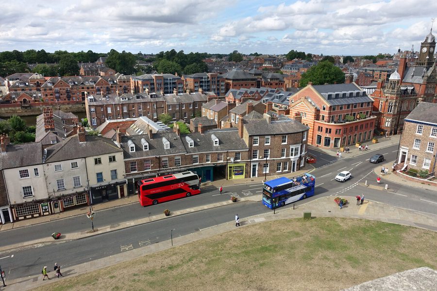 Buses in Tower Street, City centre