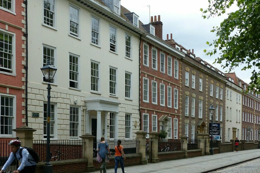 Queen Square, Bristol, South side, Harbourside