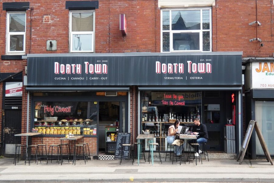 Italian cafe on Abbeydale Road, Nether Edge