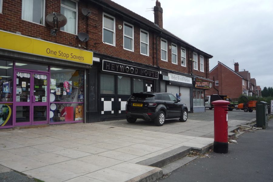 Shops on Heywood Road, Prestwich