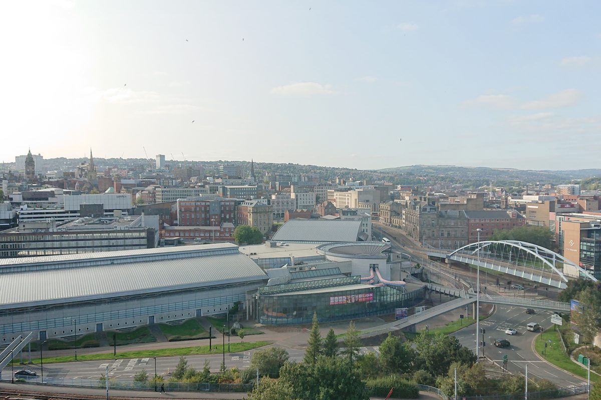 Sheffield Skyline from Park Hill