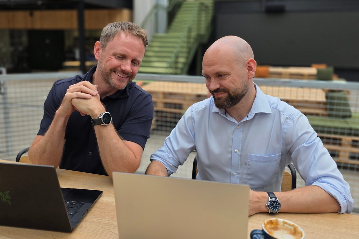 Matthew and Adrian Duckett, founders of Moovedin